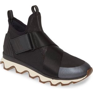 Sorel Kinetic Sneakers, Black, Size 8